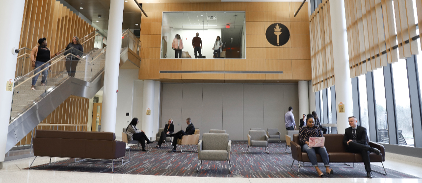 Business Hall - lobby lounge - MBA and MSF students