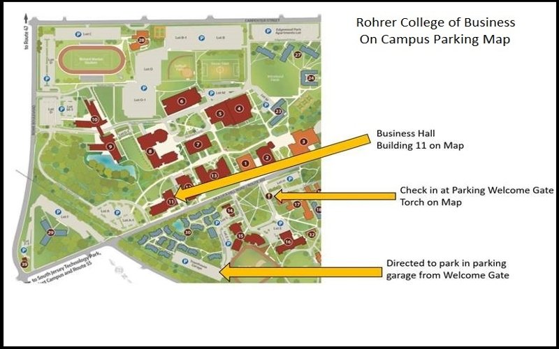 On-Campus Parking Map