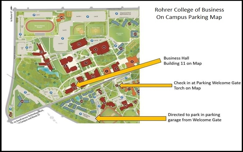 Contact Us   On Campus Interview Parking Map 