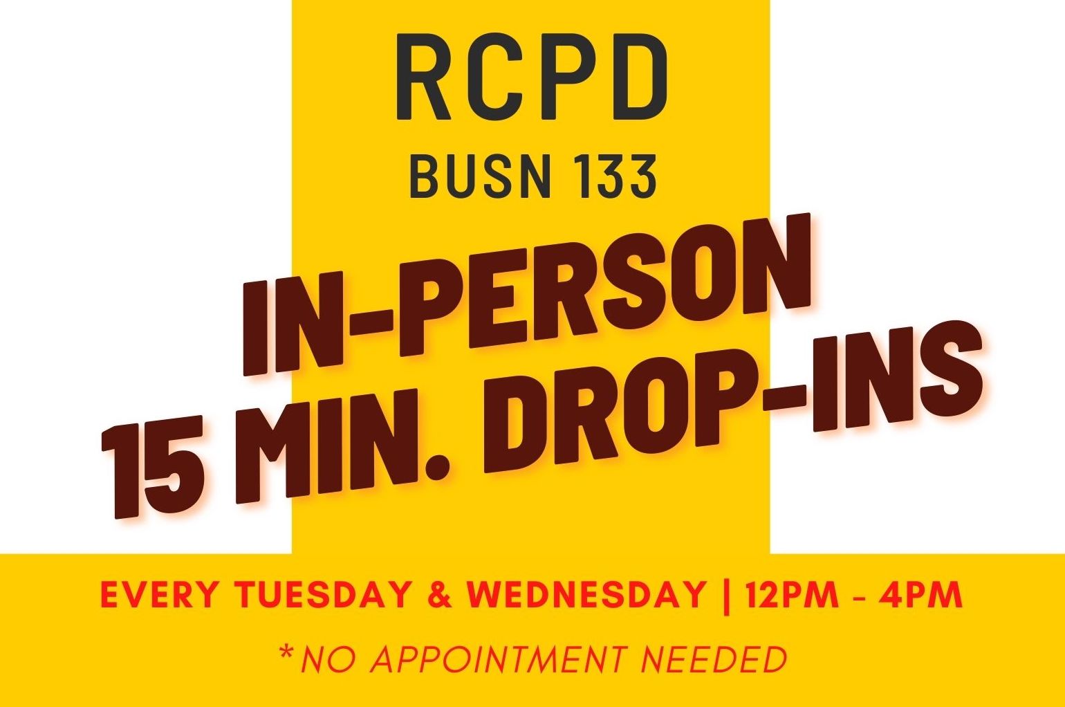 RCPD Spring 2024 Drop-ins
