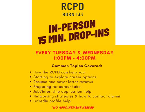 Fall 25 Drop Ins