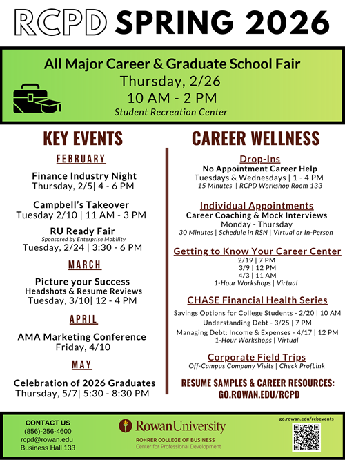 Spring 2026 Calendar