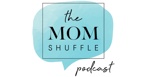 The mom shuffle podcast logo