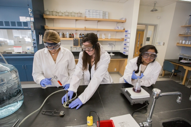 students in laboratory